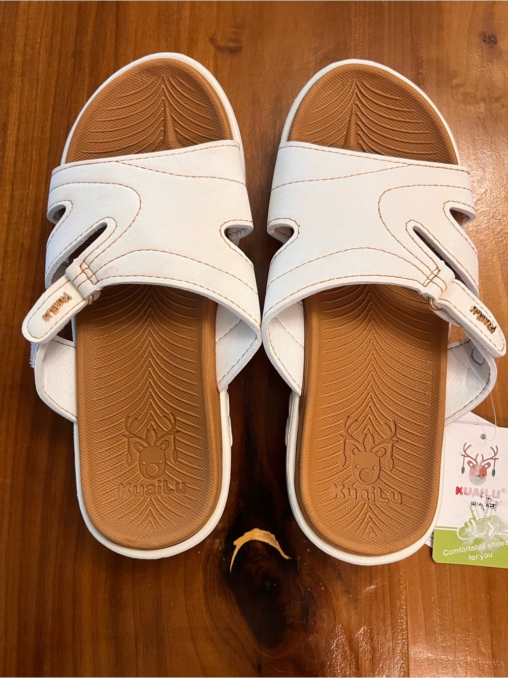 KUAILU Womens Fashion Orthotic Slides